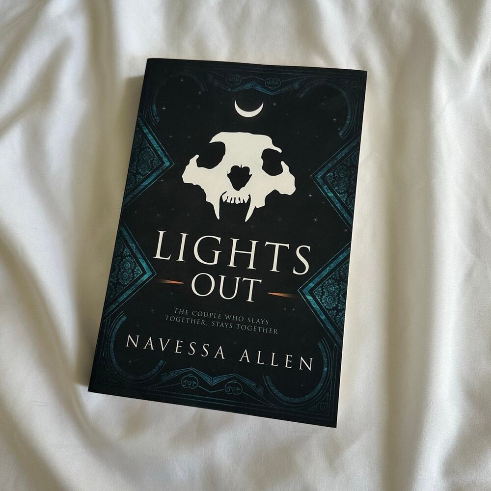 Lights Out Navessa Allen Original Cover OOP Indie Paperback Like New Rare